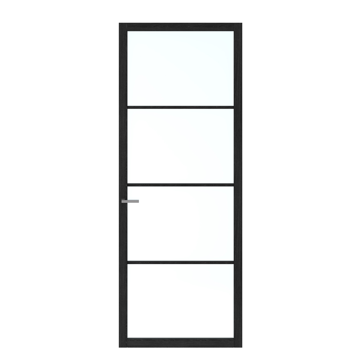 Binnendeur Skantrae SSL 14704 Blank Glas Charcoal Oak